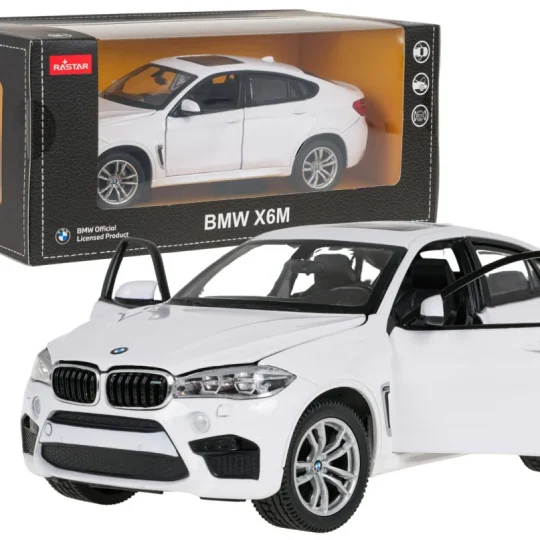 Metalni Automobil 1:24 Bmw X6m Bijeli Rastar 1