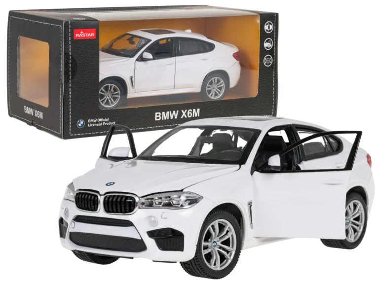 Metalni Automobil 1:24 Bmw X6m Bijeli Rastar 1