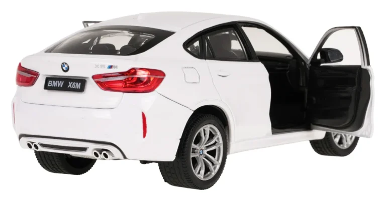 Metalni Automobil 1:24 Bmw X6m Bijeli Rastar 5