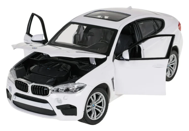 Metalni Automobil 1:24 Bmw X6m Bijeli Rastar 9