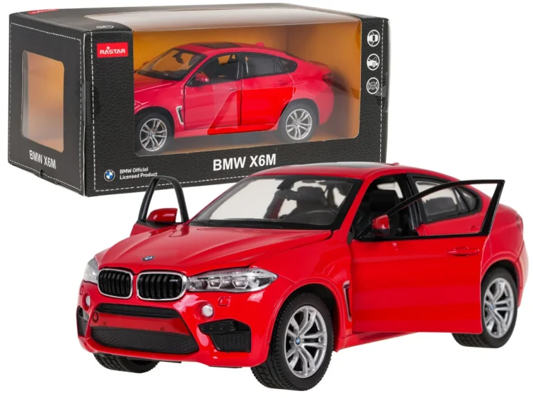 Metalni Automobil 1:24 Bmw X6m Crveni Rastar 1