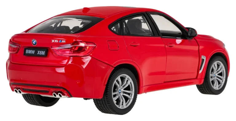 Metalni Automobil 1:24 Bmw X6m Crveni Rastar 4