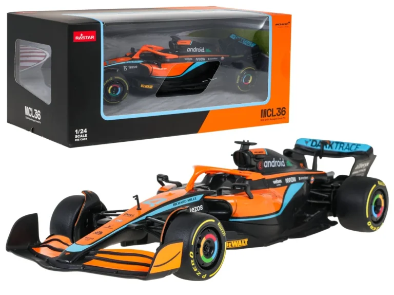 Metalni Automobil 1:24 Mclaren F1 Mcl36 Narančasti Rastar 1