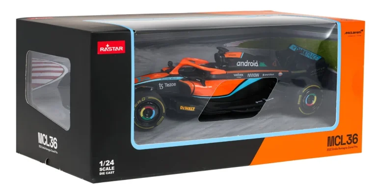 Metalni Automobil 1:24 Mclaren F1 Mcl36 Narančasti Rastar 19