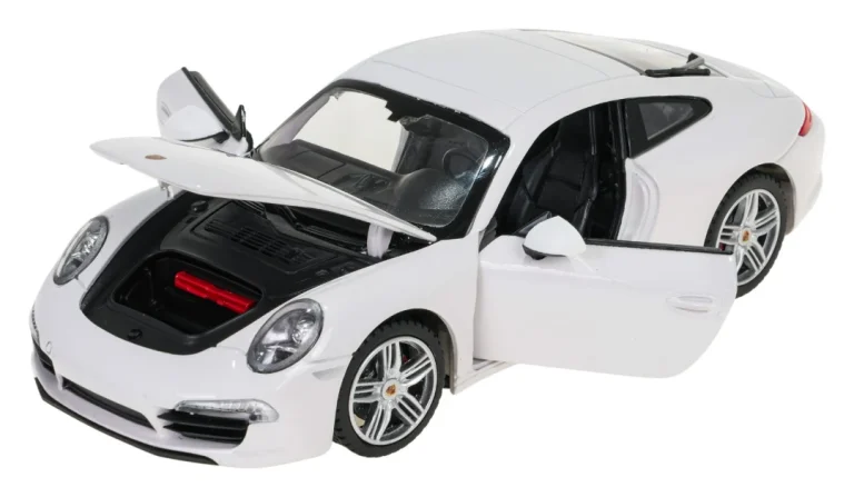 Metalni Automobil 1:24 Porsche 911 Bijeli Rastar 10