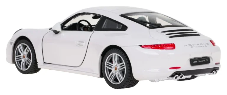 Metalni Automobil 1:24 Porsche 911 Bijeli Rastar 4