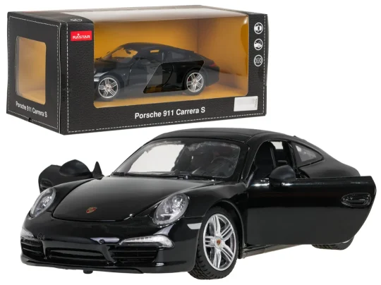 Metalni Automobil 1:24 Porsche 911 Crni Rastar 1