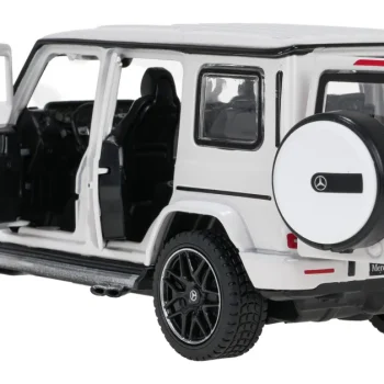 Metalni Automobil 1:32 Mercedes Benz Amg G63 Sa Zvukom, Bijeli Rastar 12