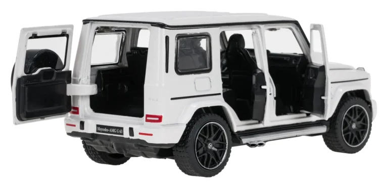 Metalni Automobil 1:32 Mercedes Benz Amg G63 Sa Zvukom, Bijeli Rastar 13