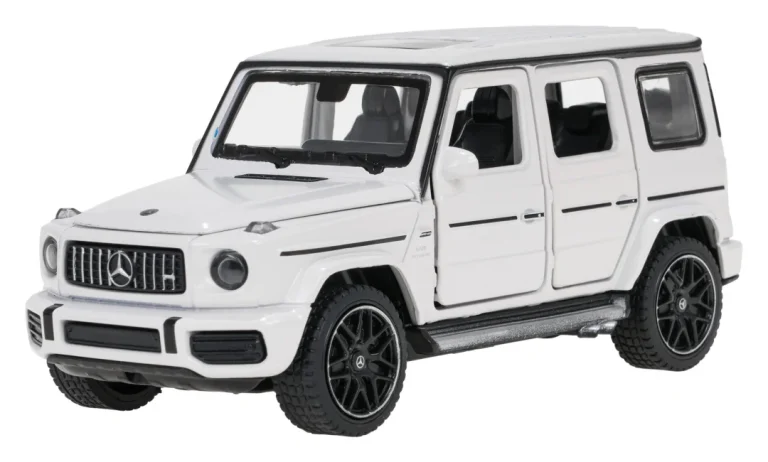 Metalni Automobil 1:32 Mercedes Benz Amg G63 Sa Zvukom, Bijeli Rastar 2
