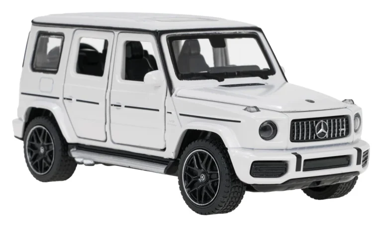 Metalni Automobil 1:32 Mercedes Benz Amg G63 Sa Zvukom, Bijeli Rastar 3