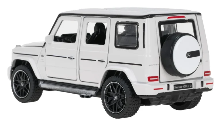 Metalni Automobil 1:32 Mercedes Benz Amg G63 Sa Zvukom, Bijeli Rastar 6