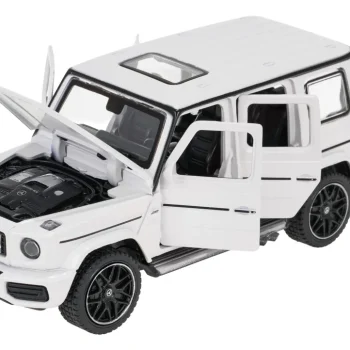 Metalni Automobil 1:32 Mercedes Benz Amg G63 Sa Zvukom, Bijeli Rastar 7