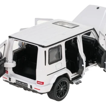 Metalni Automobil 1:32 Mercedes Benz Amg G63 Sa Zvukom, Bijeli Rastar 8