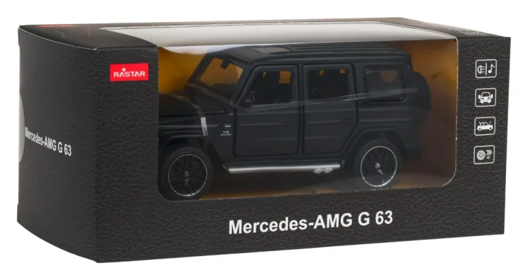 Metalni Automobil 1:32 Mercedes Benz Amg G63 Sa Zvukom, Crni Rastar 10
