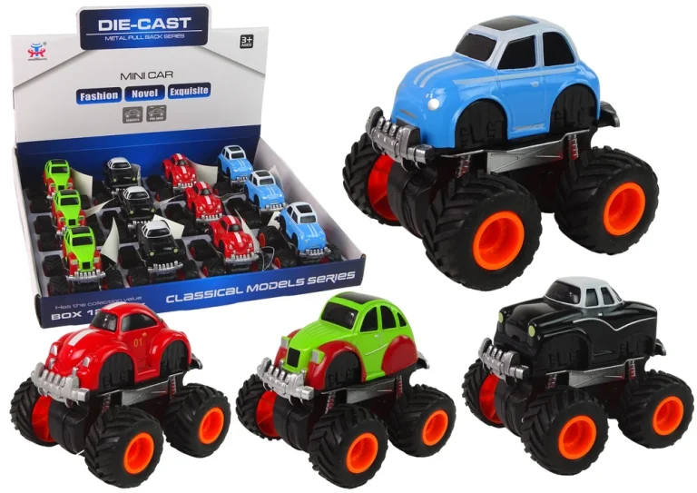 Metalni Automobil S Velikim Kotačima, Razni Dizajni Hxhg08 1