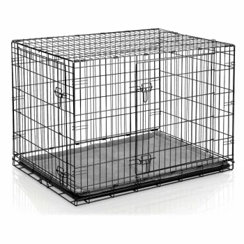 Metalni Kavez Za Pse + Ležaj 107 × 71 × 77 Cm Ph 202 2