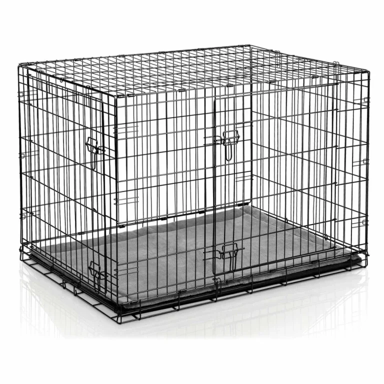 Metalni Kavez Za Pse + Ležaj 107 × 71 × 77 Cm Ph 202 2