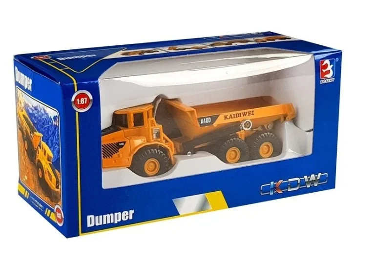 Metalni Kiper Kamion 1:87 Lijevani Model 6