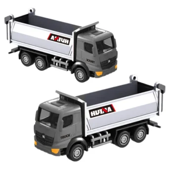 Metalni Kolekcionarski Model Kiper Kamiona Huina Silver 1:80 2