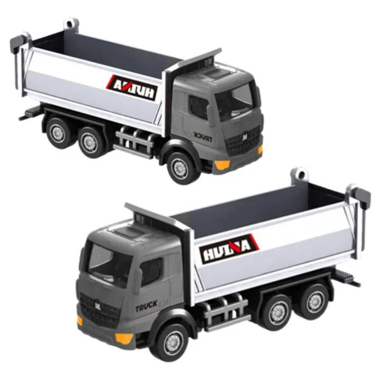 Metalni Kolekcionarski Model Kiper Kamiona Huina Silver 1:80 2
