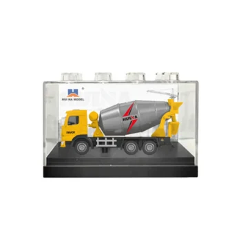 Metalni Kolekcionarski Model Miješalice Za Beton Huina žuta 1:80 3