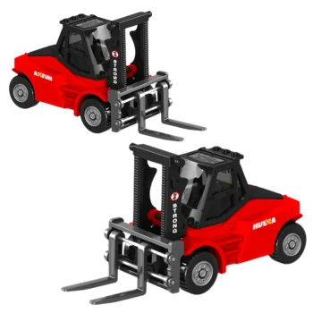 Metalni Model Viličara Huina 1:80, Crveni 2