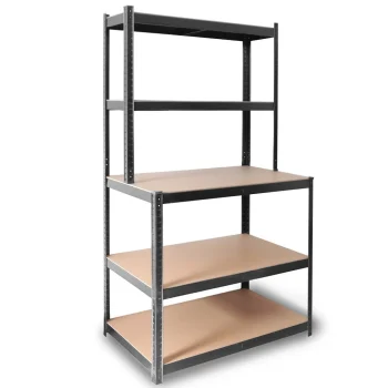 Metalni Radni Stol S Policama 180 X 100 X 60 Cm Humberg Hr 855 Crni 2