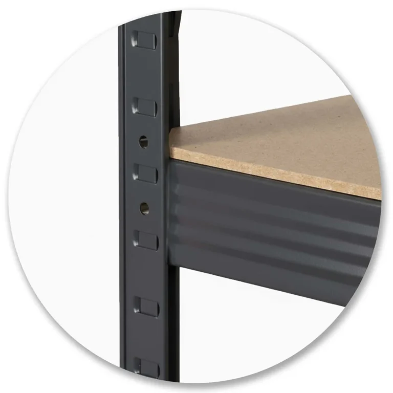 Metalni Radni Stol S Policama 180 X 100 X 60 Cm Humberg Hr 855 Crni 3