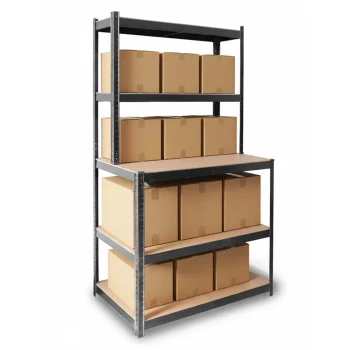 Metalni Radni Stol S Policama 180 X 100 X 60 Cm Humberg Hr 855 Crni 9