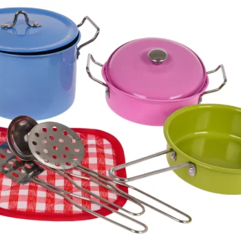 Metalni Set šarenih Lonaca + Pribor 2