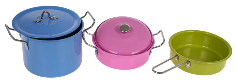 Metalni Set šarenih Lonaca + Pribor 3