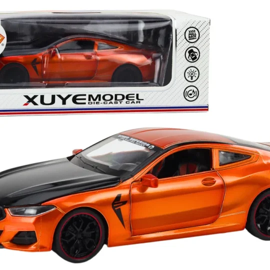 Metalni Sportski Auto 1:24 S Trenjem, Narančasti 1