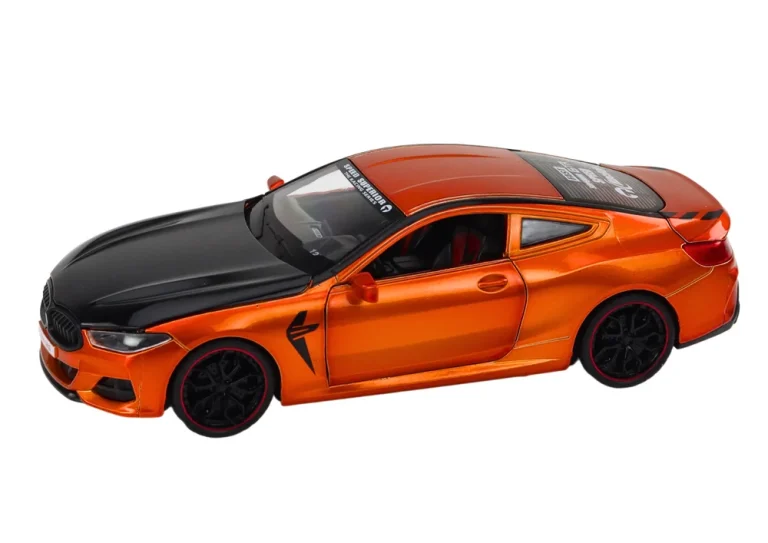 Metalni Sportski Auto 1:24 S Trenjem, Narančasti 2