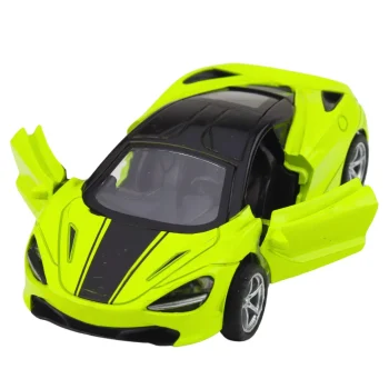 Metalni Sportski Auto Zeleni 1:32 Sa Svjetlima I Zvukovima 5