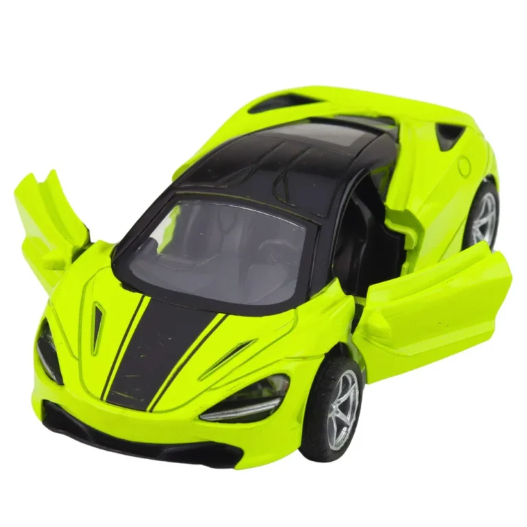 Metalni Sportski Auto Zeleni 1:32 Sa Svjetlima I Zvukovima 5