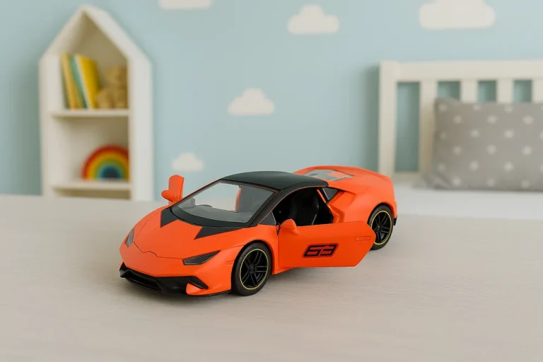 Metalni Sportski Automobil, Povlačenje, Narančasti, 1:43 3