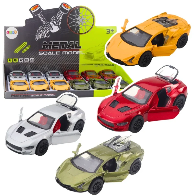 Metalni Sportski Automobil S Motoriziranim Svjetlima, Miks Zvukova 1