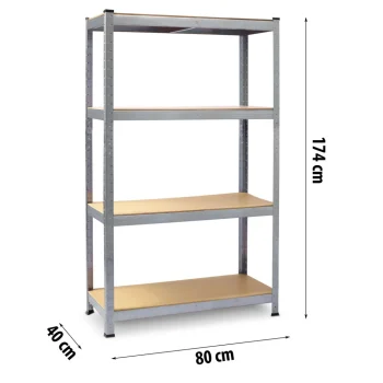 Metalni Stalak Za Odlaganje 174 X 80 X 40 Plonos 470100 12