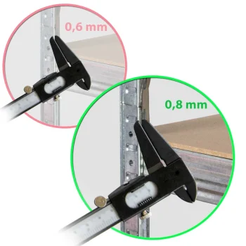 Metalni Stalak Za Odlaganje 180 X 90 X 40 Humberg 4846 5
