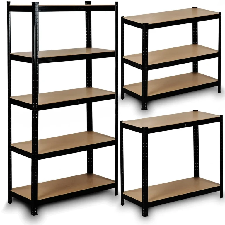 Metalni Stalak Za Odlaganje 180 X 90 X 40 Cm Humberg Hr 813 Crni 1