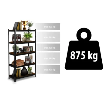 Metalni Stalak Za Odlaganje 180 X 90 X 40 Cm Humberg Hr 852 Crni 10