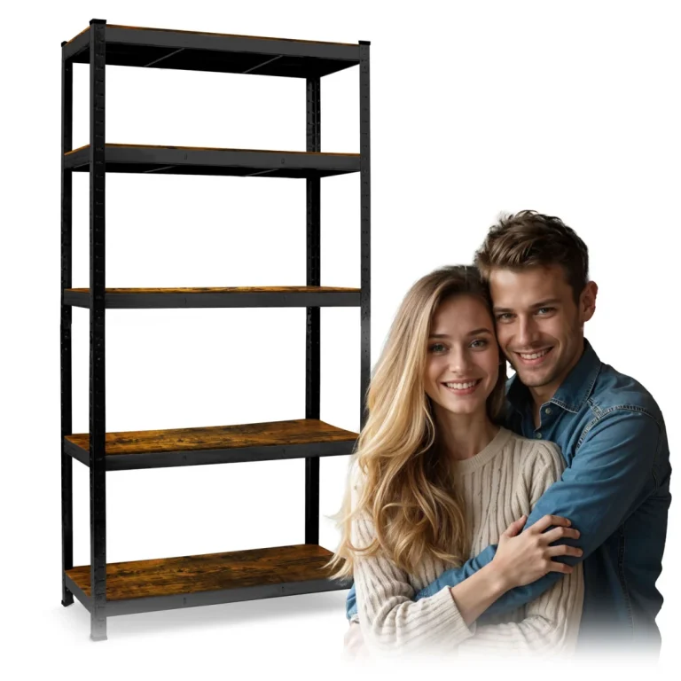 Metalni Stalak Za Odlaganje 180 X 90 X 40 Cm Humberg Hr 852 Crni 14