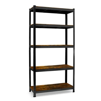 Metalni Stalak Za Odlaganje 180 X 90 X 40 Cm Humberg Hr 852 Crni 2