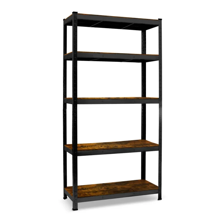 Metalni Stalak Za Odlaganje 180 X 90 X 40 Cm Humberg Hr 852 Crni 2