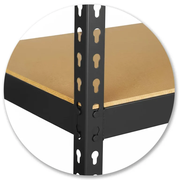 Metalni Stalak Za Odlaganje 183 X 90 X 40 Cm Humberg Hr 853 Crni 2