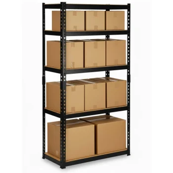 Metalni Stalak Za Odlaganje 183 X 90 X 40 Cm Humberg Hr 853 Crni 9