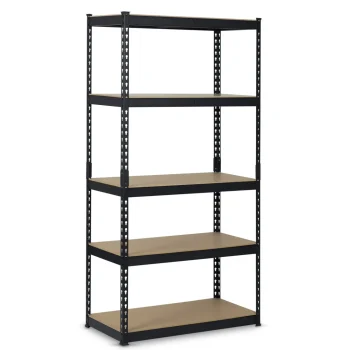 Metalni Stalak Za Odlaganje 183 X 90 X 45 Cm Humberg Hr 700 Crni (570001) 2