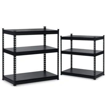 Metalni Stalak Za Odlaganje 183 X 90 X 45 Cm Humberg Hr 700 Crni (570010) 3