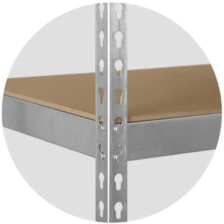 Metalni Stalak Za Odlaganje 183 X 90 X 45 Cm Humberg Hr 700 Srebrni 10